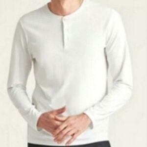 Fulcrum Henley t-shirt Long Sleeve White M